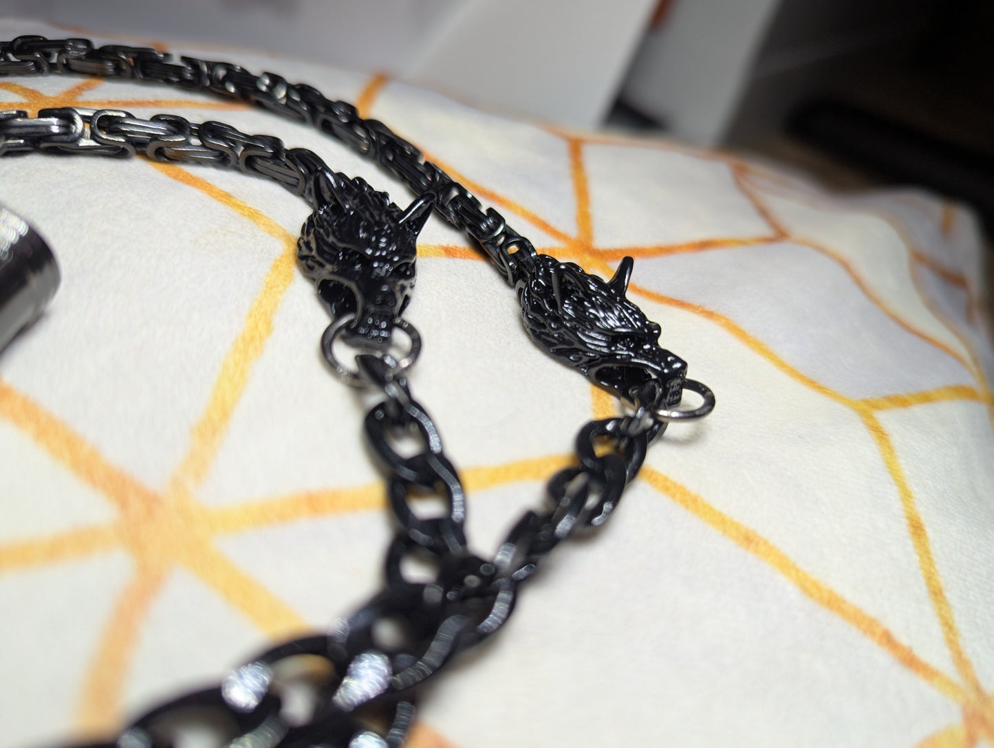 Litchain lighter pendant necklace